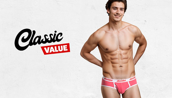 AUSSIEBUM Classic Original Trusa Clásica Brief Hecho en Australia