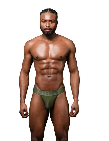Andrew Christian Suspensorio Calzoncillo Militar con Almost Naked