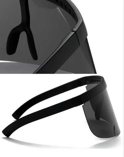 Gafas de Sol Shield Lentes Oversized Mask Cool Vanguardista Diseñador Daft Punk