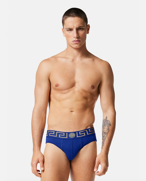 Calzoncillo VERSACE con Icónico Resorte de Medusa y Greca
