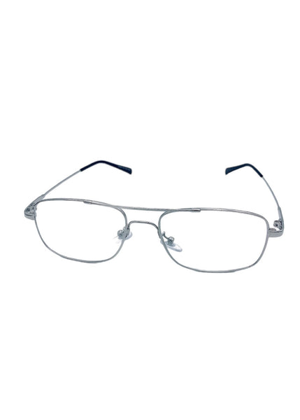 Lentes Armazón Titanio 53mm Oftálmico Piloto Aviador Rectangular