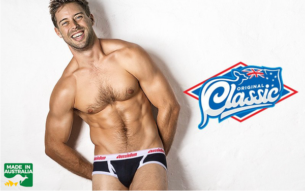 AUSSIEBUM Classic Original Trusa Clásica Brief Hecho en Australia