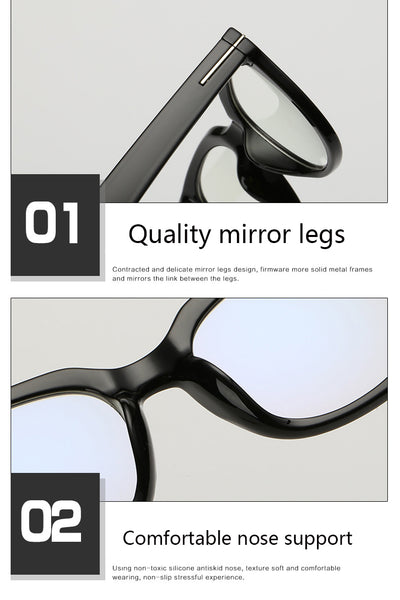 Gafas TOM moda diseñador FORD armazón negro lentes Colin Firth transparente Retro Hipster