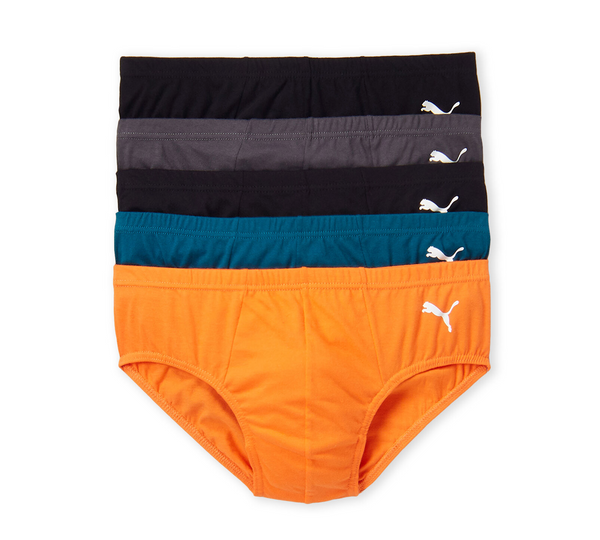 Puma 5 Pack Low Rise Premium Cotton Briefs Calzoncillos de Algodón Tag Free