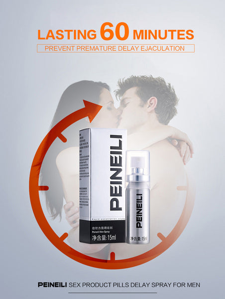 Spray PEINEILI desensibilizante para hombres retrasa y prolonga eyaculación precoz 15ml