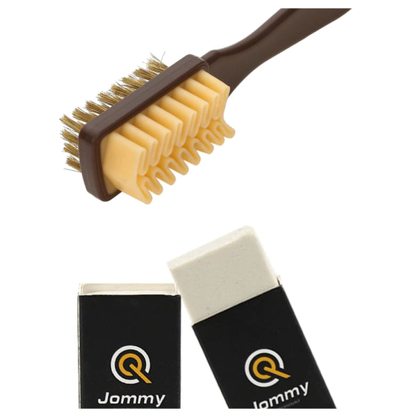 Kit de Cepillo y Goma Borrador para Limpiar Botas Calzado Gamuza Nobuck Chamarras Piel