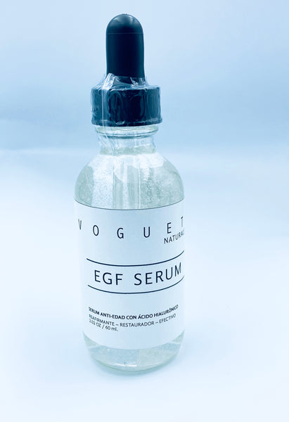 Pure EGF Peptide Serum Colágeno Acido Hialurónico Anti-Envejecimiento Anti-Edad Humectante by VOGUETI NATURALS