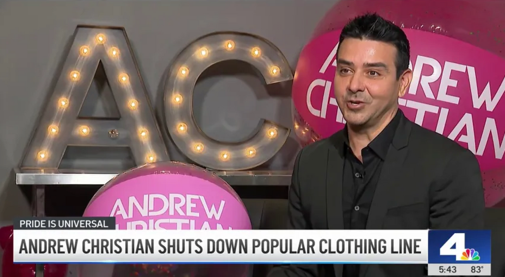 Un Adiós a un Ícono: Andrew Christian Cierra sus Puertas, pero su Legado Perdura