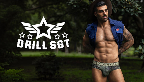 AussieBum Calzoncillo Drill SGT Sargeant Army Camuflaje Militar