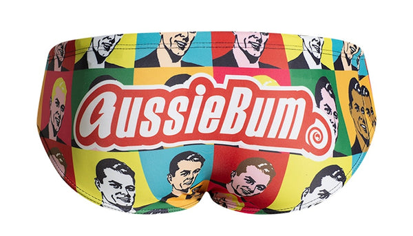 Aussiebum Traje de Baño Pop Art estilo Retro Vintage años 60