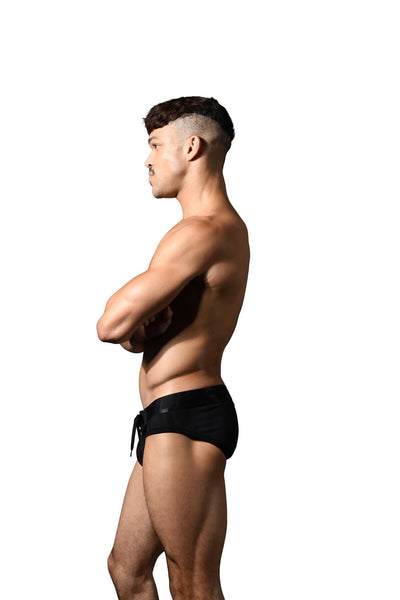 Calzoncillo Andrew Christian FUKR Camuflaje Negro con sexy cierre cremallera