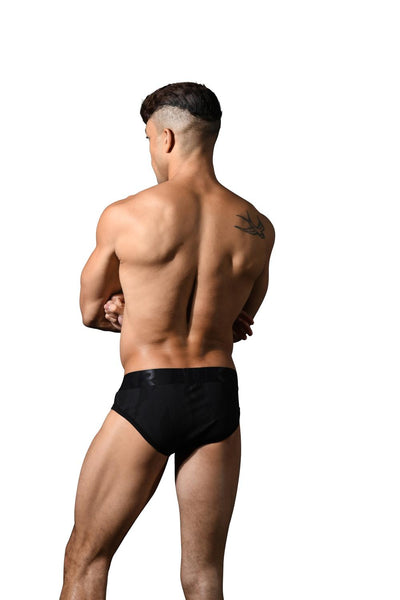 Calzoncillo Andrew Christian FUKR Camuflaje Negro con sexy cierre cremallera