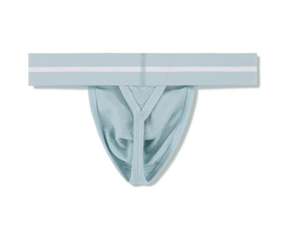 Tanga C-IN2 Scrimmage Sexy Atlética Thong con resorte a Rayas