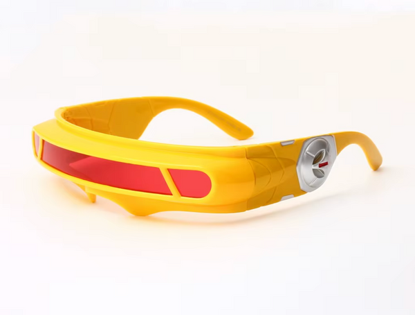 Gafas estilo X-Men Cyclops Láser Rave DJ EMF Punk Concierto Retro 100% Protección UV400 Espejo Cosplay Calidad Excelente