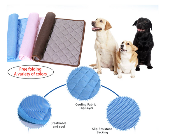 Tapete Refrescante para Perro Cooling Mat Mascotas Fresco Dog