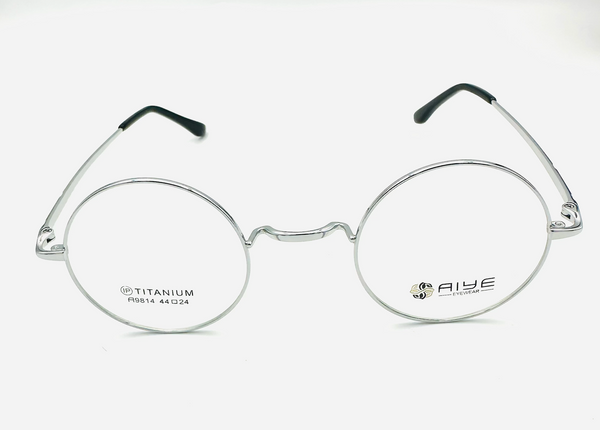 Lentes 100% Armazón Titanio Redondos 44mm John Lennon Harry Potter transparentes Titanium