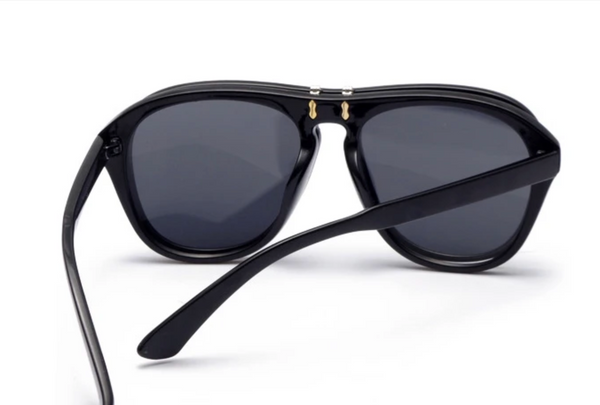 Gafas Flip tipo diseñador Guccio modelo McGregor Armazón Acetato Lentes Protección UV
