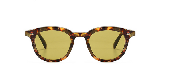 Gafas de Sol Semi Redondos estilo Garrett Vintage Lentes 100% Protección UV