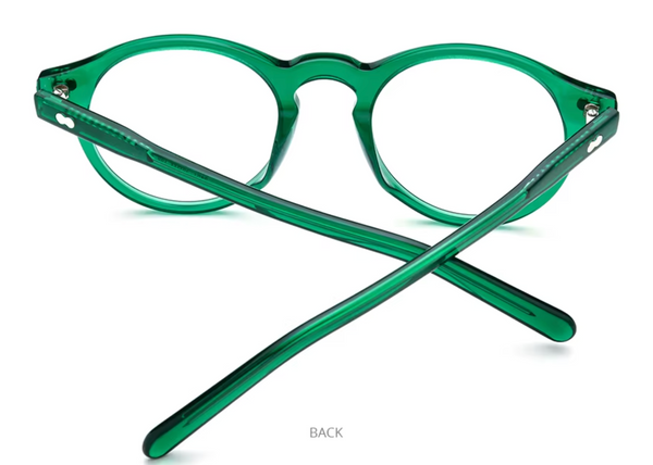 Lentes Armazón Miltzen Acetato Redondos Retro Vintage Hipster Unisex