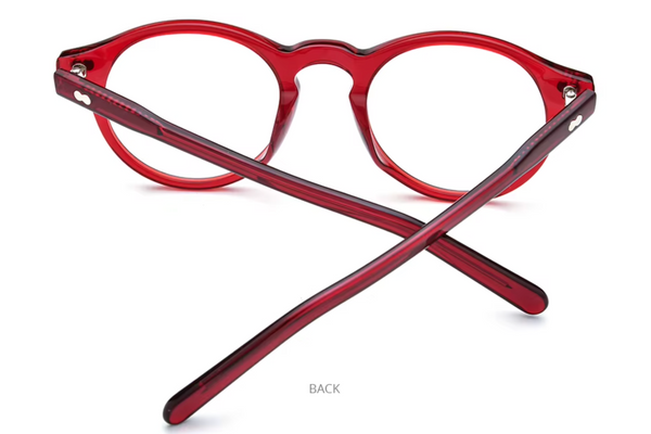 Lentes Armazón Miltzen Acetato Redondos Retro Vintage Hipster Unisex