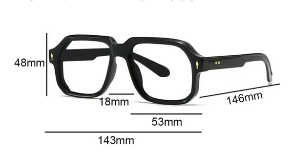 Armazón Óptico Graduable Challenger Diseño Geométrico Rectangular Excepcional