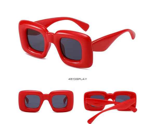 Gafas de Sol diseño Inflado Hipster Punk Antro Rectangular y Cat Eye