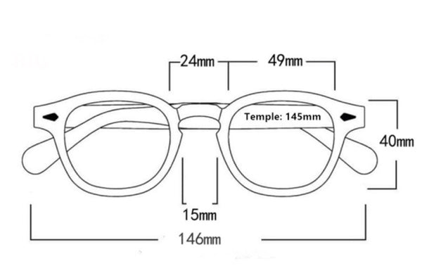 Lentes de Sol Johnny Depp Lemtosh armazón Acetato 100% Protección UV