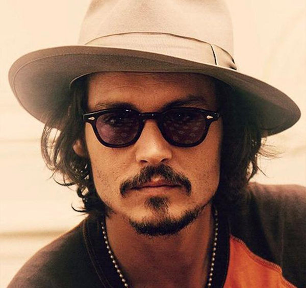 Lentes de Sol Johnny Depp Lemtosh armazón Acetato 100% Protección UV