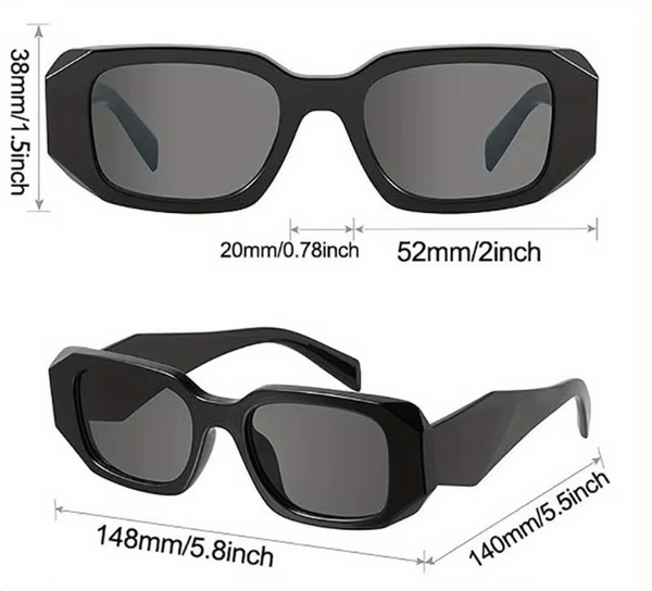 Lentes De Sol Prisma Sun estilo Diseñador Del Prado Paris Unisex