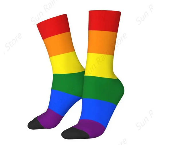 Calcetines Calcetas Tubo Orgullo Gay Pride Arcoiris Rainbow LGBT Unisex sin Género Ungendered
