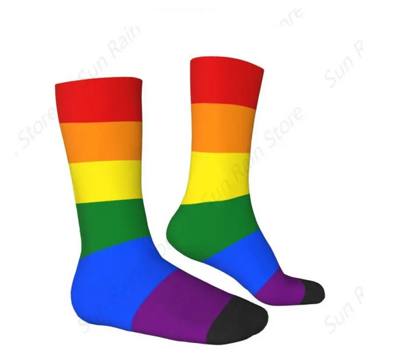 Calcetines Calcetas Tubo Orgullo Gay Pride Arcoiris Rainbow LGBT Unisex sin Género Ungendered