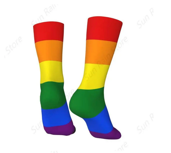 Calcetines Calcetas Tubo Orgullo Gay Pride Arcoiris Rainbow LGBT Unisex sin Género Ungendered