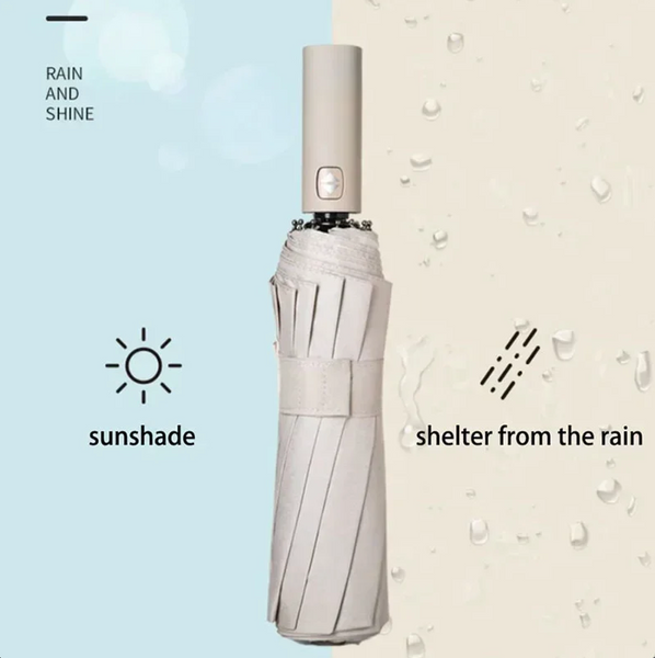 Sombrilla  100% Protección Solar Rayos UVA/UVB UPF550 Paraguas Waterproof Top Quality