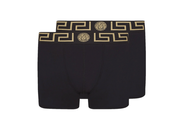 VERSACE Underwear Medusa Boxers low Rise Trunk Stretch Cotton BI-Pack