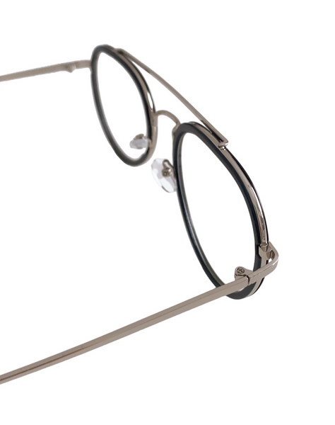 Lentes Acetato estilo Aviador Fashion similares a Diseñador Thom Browne Unisex Piloto