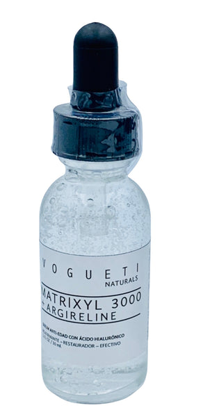 VOGUETI Naturals Matryxil 3000 Argireline Hyaluronic Acid Potente Alternativa al Botox Suero 100% Natural Anti-arrugas Anti-edad