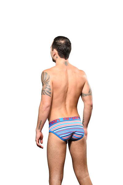 Andrew Christian Calzoncillo Shore Stripe con Tech Almost Naked