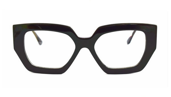 Armazón Angular Vintage Cat Eye Acetato Italiano Gafas Ópticas para Graduar Avery