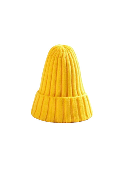 Ribbed Beanie Hat Acanalado Lana Gorro Tejido Bonete Hipsters Skaters Hip Hop Moda