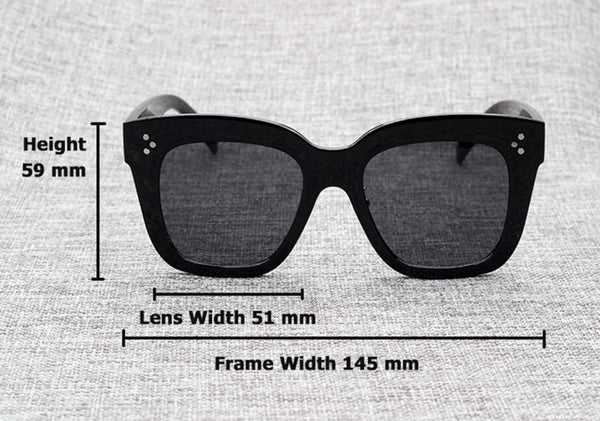 Gafas alta moda estilo HAVANA similares a diseñador francés Armazón Uva Oscuro lentes Café Oscuro