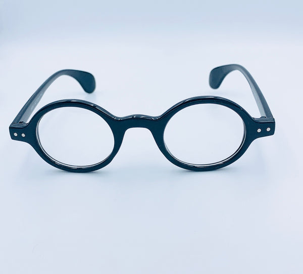 Gafas Redondas de diseñador estilo Harry Potter Zolman Vintage Retro Época armazón negro lentes transparente Hipster México