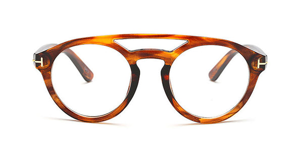 Gafas alta moda estilo CLINT diseñador FORD armazón tortoise lentes transparente Retro Hipster
