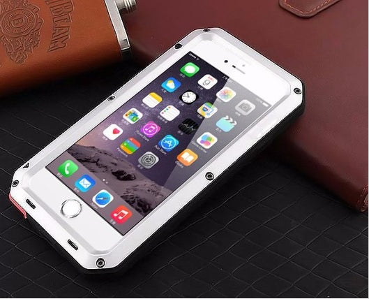 Funda estilo Gorilla para iPhone 5 5s SE de metal militar cristal protector agua uso rudo