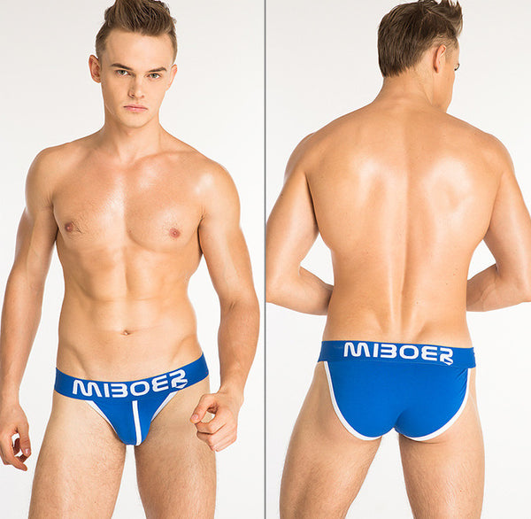 Calzoncillo Bikini Miboer trusa underwear briefs para Caballero en color Azul