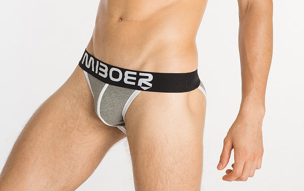 Calzoncillo Bikini Miboer trusa underwear briefs para Caballero en color Gris