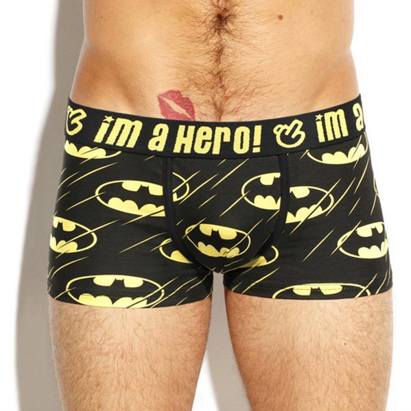 Calzon Pink Super Heroes Batman Negro Amarillo Mexico M Negro