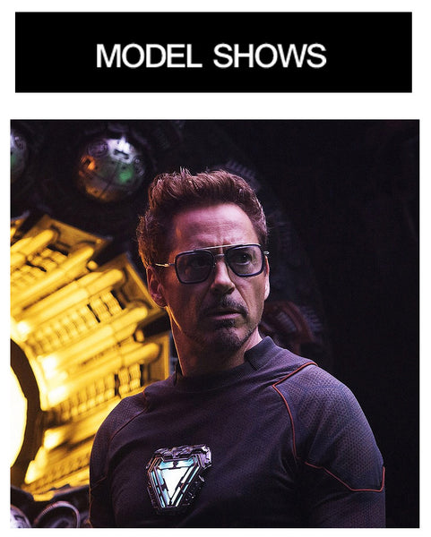 Lentes Avengers Tony Stark Tom Holland Flight Armazón de Titanio Flexible Nueva Temporada