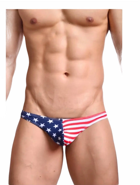 Sexy Tanga de Barras y Estrellas USA Ricardo Milos Star Stripes para Hombre VGT-USA-TNG