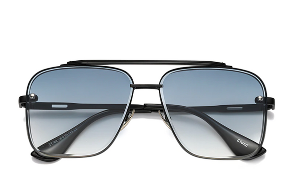 Lentes modelo Mach Six 6 Armaz n Met lico Mica Gradiente Desvanecida Dise ador Italia