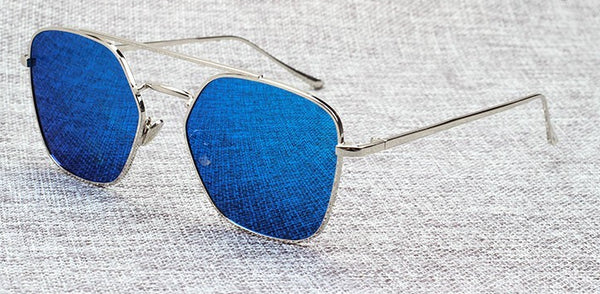 MIGOO Aviador Gafas con Filtro de luz Azul Metal Estilo Retro de los Años  Sesenta Lente Transparente para Hombres Mujeres: : Moda